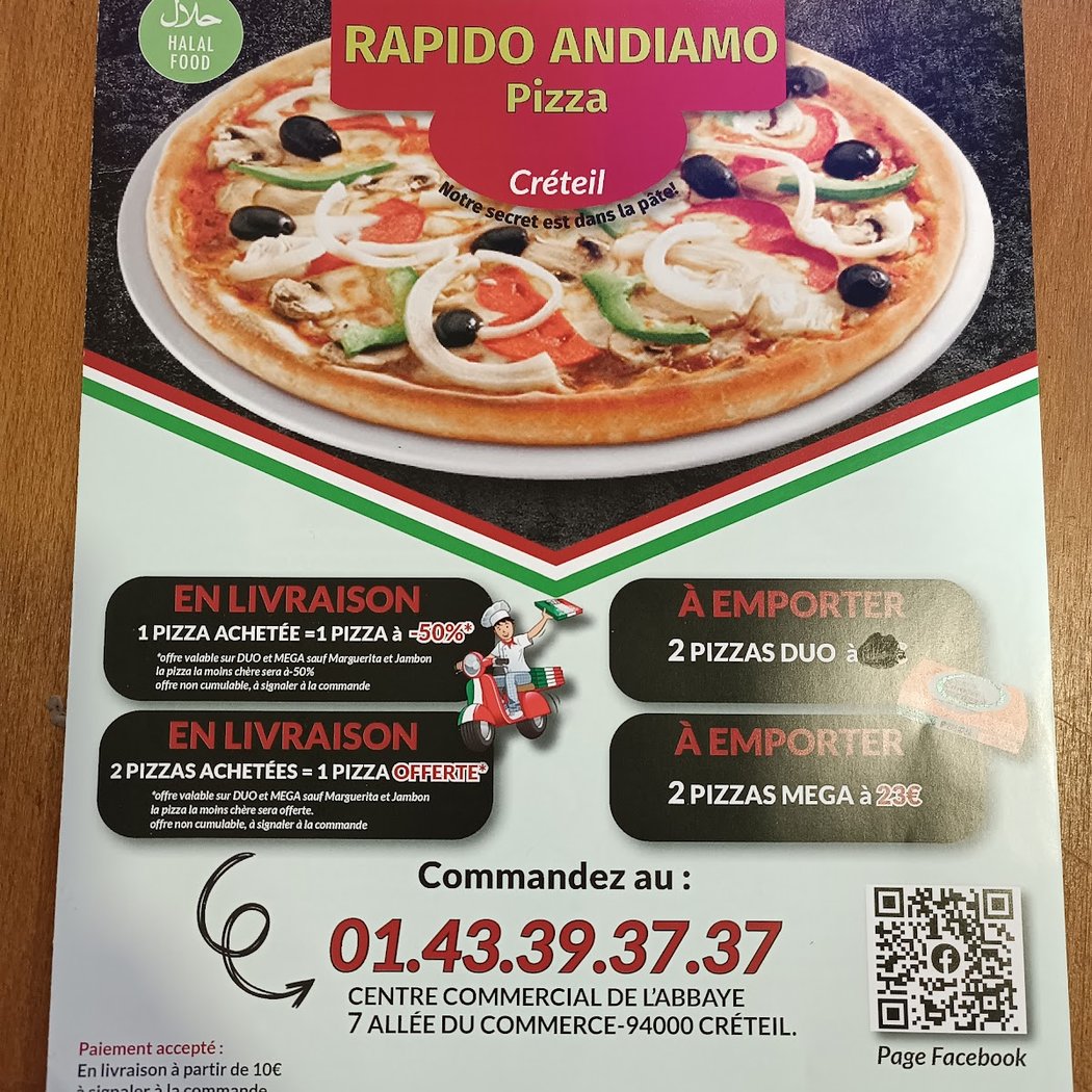 RAPIDO ANDIAMO PIZZA CRÉTEIL 3